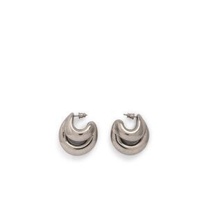 Panconesi Silver 'Double Blow Up' Earrings Women